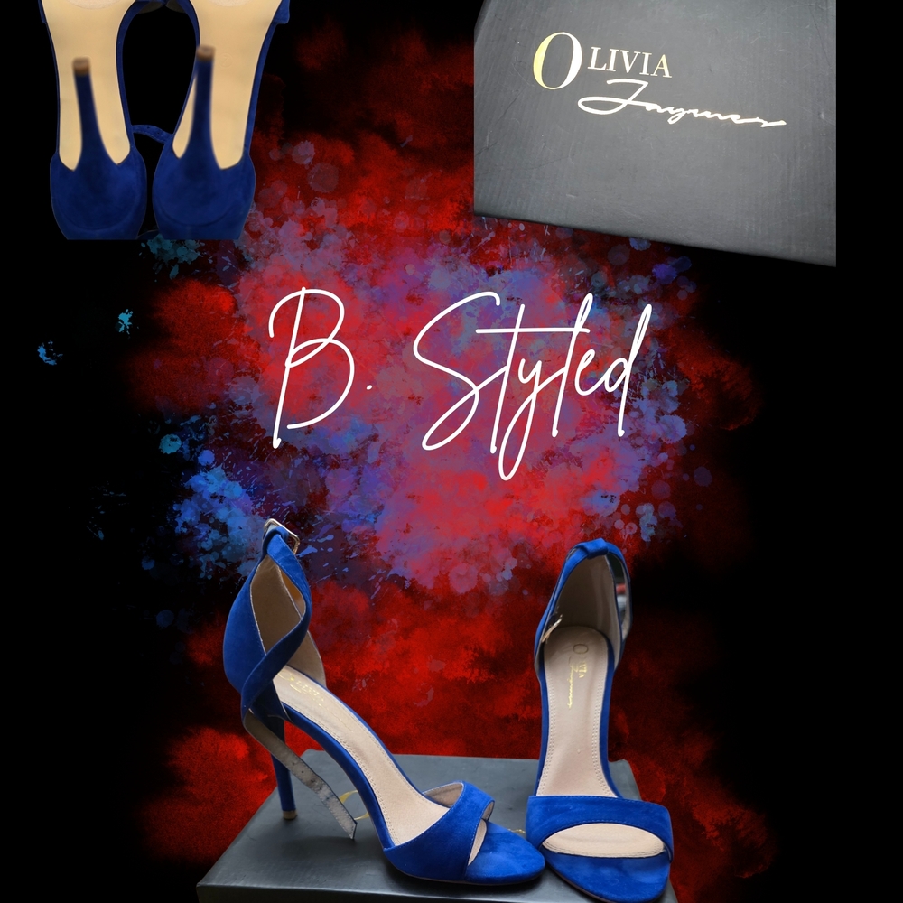 Olivia Jaymes Blue Stiletto Heels